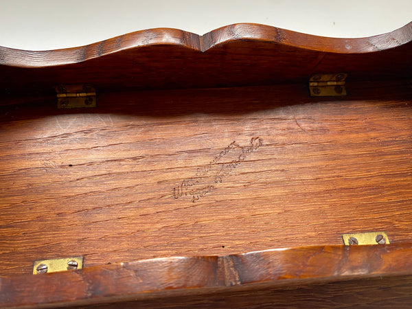 A Rare Folk Art Stand Made With Oak From Winchester Cathedral - Source Vintage
