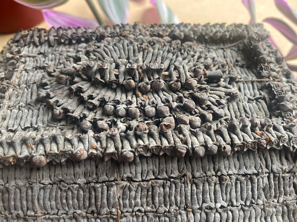 Remarkable Rare Antique Early 19th Century Folk Art Box Made Entirely Of Cloves - Source Vintage