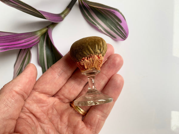 Rare Antique Late 18th - Early 19th Century Make-Do Folk Art Scratch Built Pin Cushion - Source Vintage