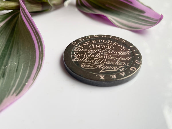*RESERVED* Extremely Rare Georgian Public Execution Souvenir Of Henry Fauntleroy's Infamous Hanging 1824 With Records - Source Vintage