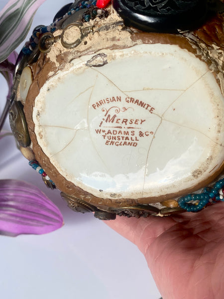 Early 20th Century Folk Art Memory Jug - Source Vintage