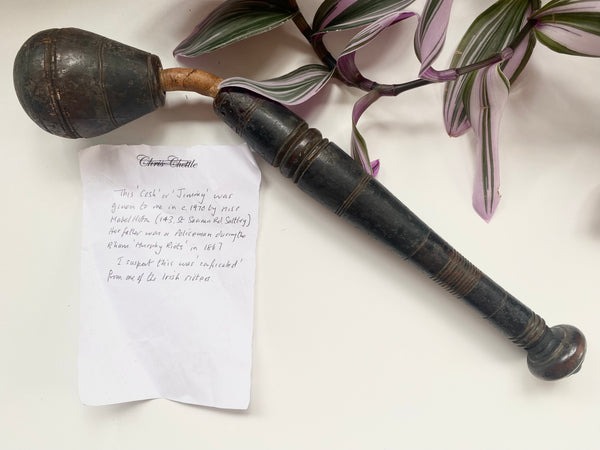 Rare Antique 19th Century Cosh Confiscated During The Notorious Murphy Riots In 1867 With Provenance - Source Vintage