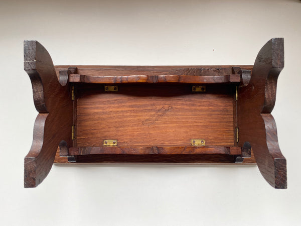 A Rare Folk Art Stand Made With Oak From Winchester Cathedral - Source Vintage