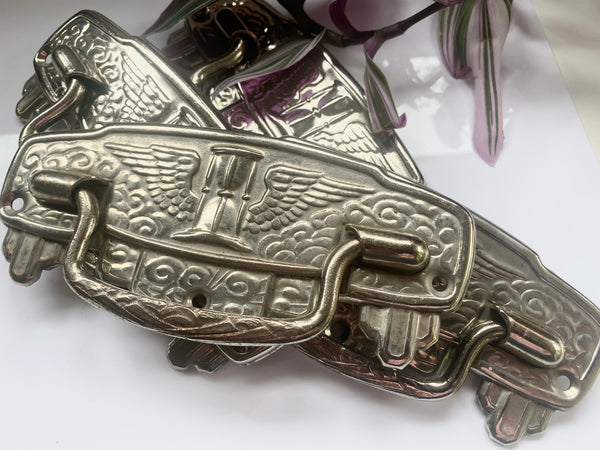 Vintage Macabre Coffin Casket Handles - Source Vintage