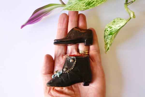 Rare 19th Century Miniature Shoe, Apprentice Cordwainer Piece - Source Vintage
