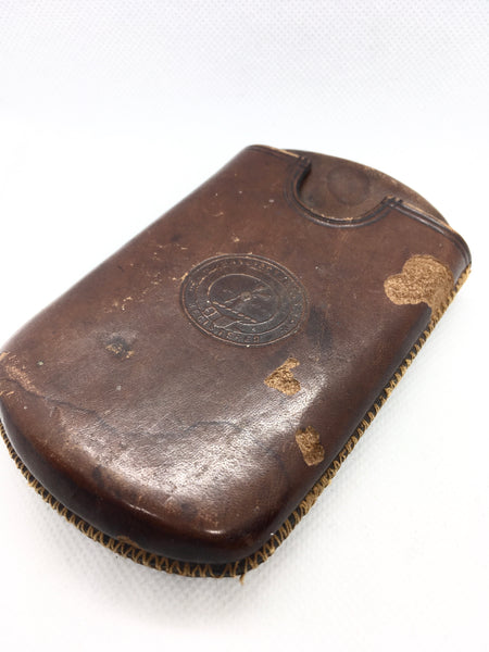 Military Leather Cigar Case William Francis 2805 Norfolk Regiment + Copy Of Full Service History - Source Vintage