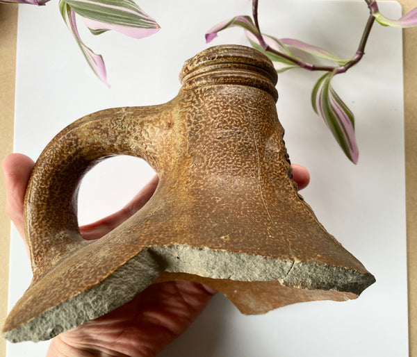 A 16th-17th Century Bellamine Jug Or Witches Bottle Fragment - Source Vintage