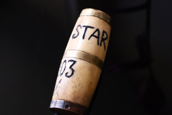 Rare Maritime Antique Fishing Folk Art The Star 1803 - Source Vintage