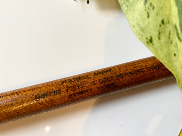 Rare Antique 19th Century Victorian Military Wooden Treen Spoon Award 1884 - Source Vintage
