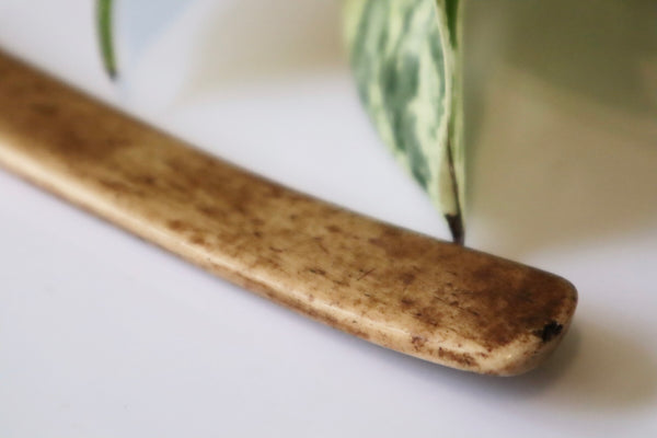 Antique 19th Century Sailor Carved Scrimshaw Sweetheart Love Token Busk ‘Home To Hull’ - Source Vintage