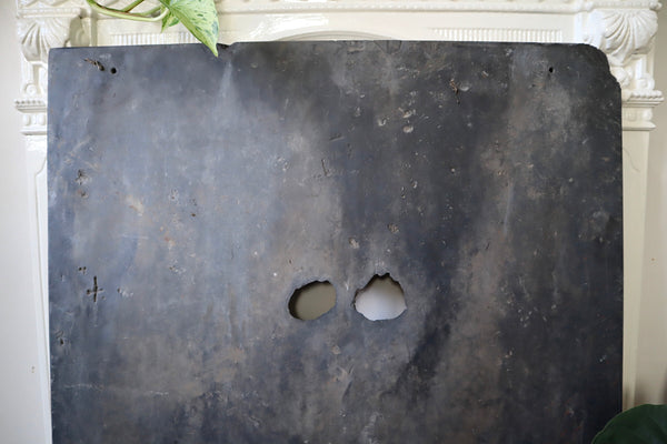 Antique Curiosity Slate Peephole Panel From Woodhall Estate Monastery Yorkshire - Source Vintage