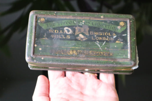 Rare WW1 Gallipoli Campaign Carved Stone Trench Art In Soldier’s Original Tin - Source Vintage
