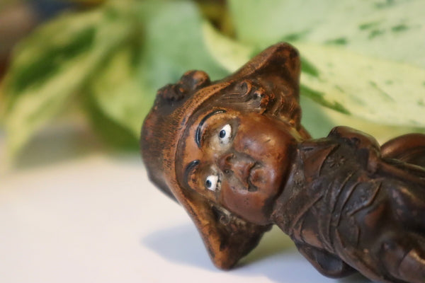 A Very Rare Antique Victorian Tom Thumb Novelty Figural Pipe Bowl - Source Vintage