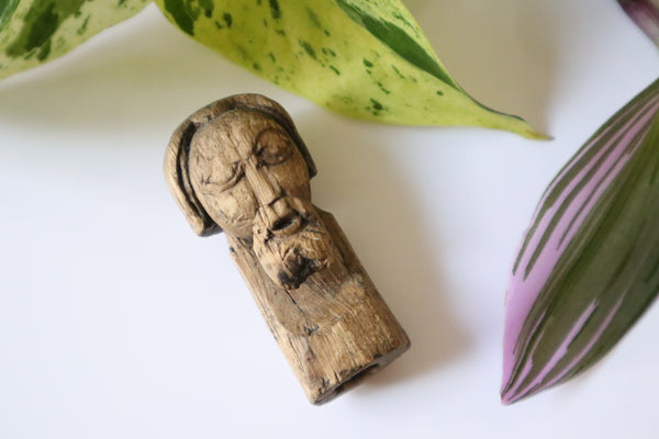 15th Century Antique Carved Limewood Sculpture Of A Saint Pilgrimage Piece - Source Vintage