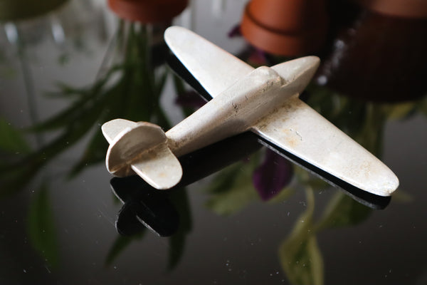 WW2 Trench Art Model Spitfire - Source Vintage
