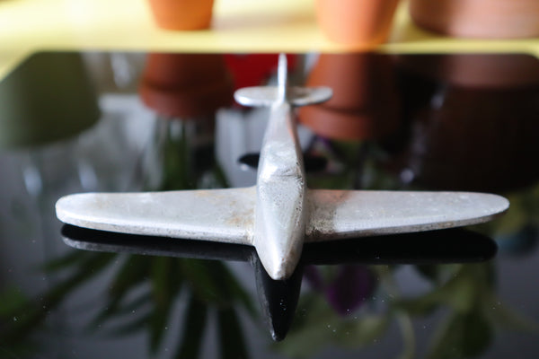 WW2 Trench Art Model Spitfire - Source Vintage