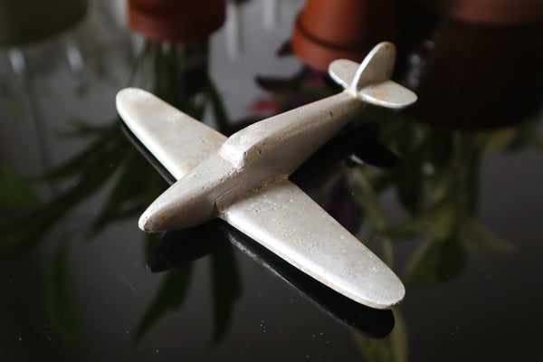 WW2 Trench Art Model Spitfire - Source Vintage