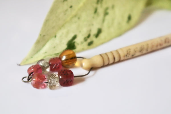 Rare Antique Victorian William Worsley Hanging Souvenir Folk Art Bobbin 1868 - Source Vintage