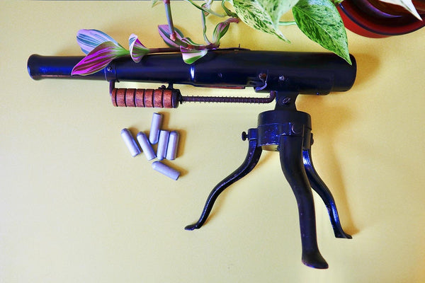Rare Antique Fairground Game Toy Cannon c.1900 - Source Vintage