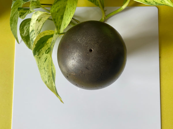 Rare Late 18th - Early 19th Century Treen And Heavy Iron Hat Block Mold - Source Vintage