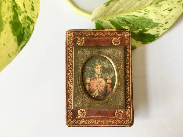 Antique Victorian Embossed Leather Nib Wipe Personal Gift From Lady Raglan 1855 - Source Vintage
