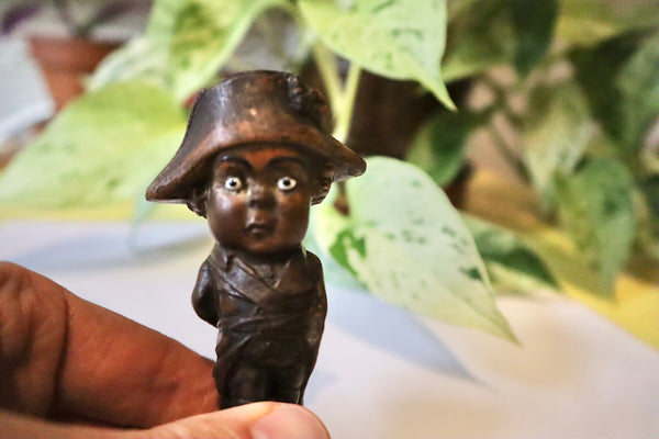 A Very Rare Antique Victorian Tom Thumb Novelty Figural Pipe Bowl - Source Vintage