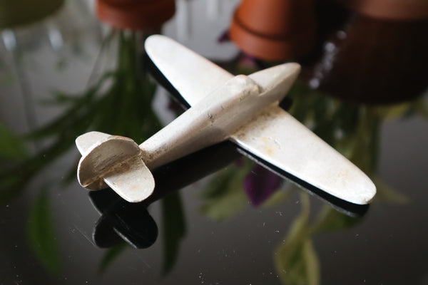WW2 Trench Art Model Spitfire - Source Vintage