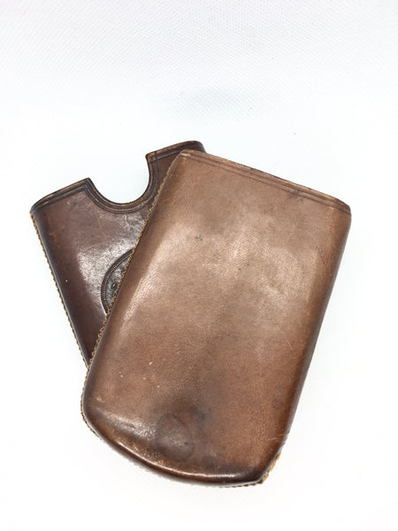 Military Leather Cigar Case William Francis 2805 Norfolk Regiment + Copy Of Full Service History - Source Vintage
