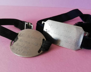 World War 2 Memorabilia Children's Air Raid Identity Bracelets - Another Find I Had To Share