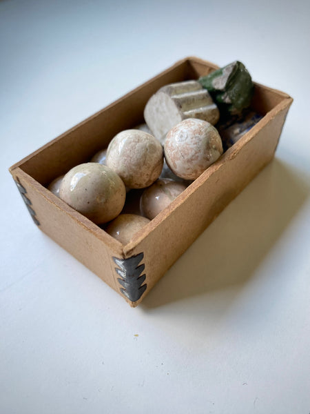 Antique 18th & 19th Century Games Lot Knucklebones & Marbles