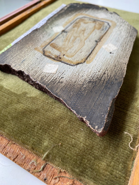Rare Section Timber From 19th Century Royal Navy Battleship HMS ‘Victoria’, With Period Handwritten Manuscript Label Provenance