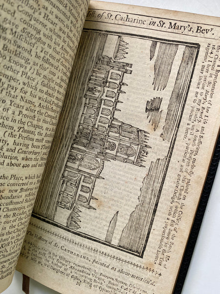 Rare Pairing Of 18th Century Portrait Of Thomas Gent (1693–1778) & Original Copy Of Of His Book, ‘The History of Rippon (1777)’
