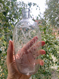 Beautiful Antique 18th Century Ladies Carriage Flask Initialled & Dated 1775