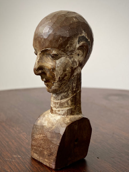 Antique 18th Century Santos Head