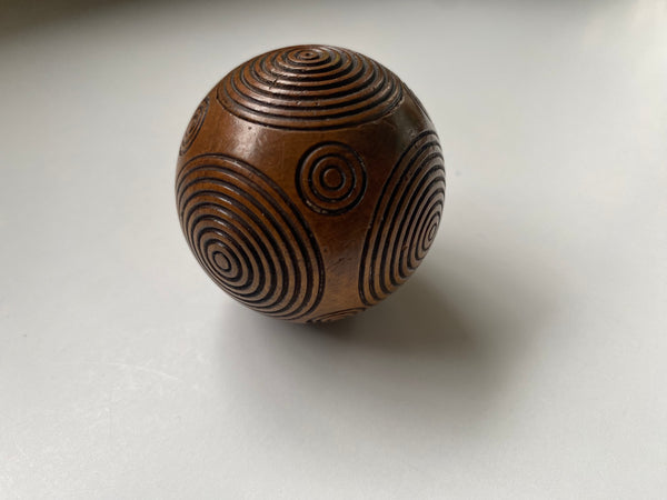 Rare Antique Treen Puzzle Ball c.1820