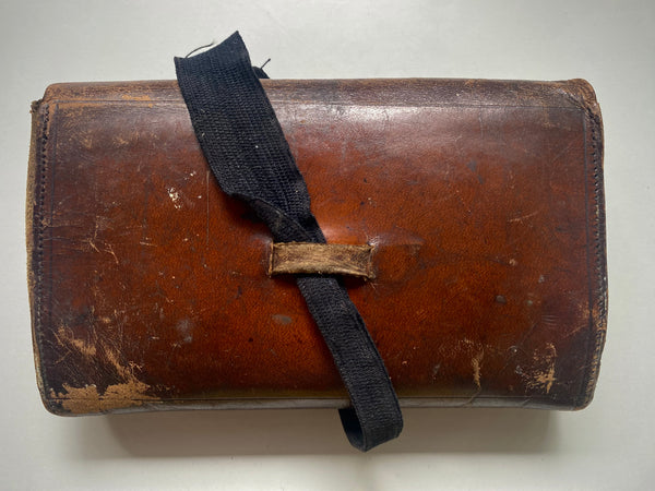 Antique 19th Century Seaman’s Pouch + Period Documents John Harrison, Whitby & Robin Hoods Bay Interest