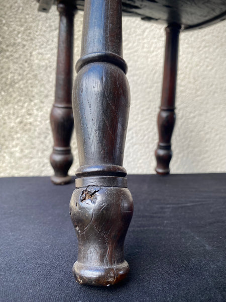 Rare & Rather Curious Saxon Era Come Victorian Scratch Built Stool With A Winchester Connection