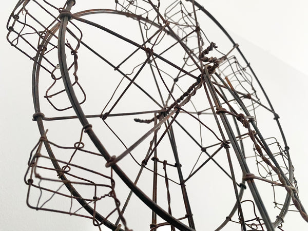 Vintage Antique Scratch Built Ferris Wheel - Decorative Folk Art
