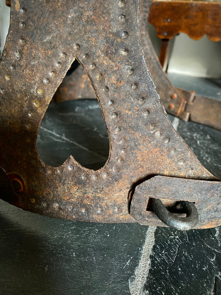 Rare Antique 19th Century Riveted Metal Chastity Belt - Source Vintage