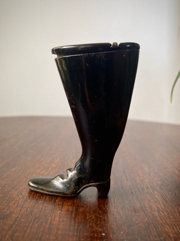 Rare Antique 19th Century Novelty Snuff Box In The Form Of A Gent’s Boot