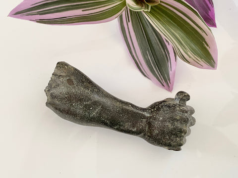 A Fascinating Heavy Bronze Arm Fragment Detecting Find From North Yorkshire - Source Vintage