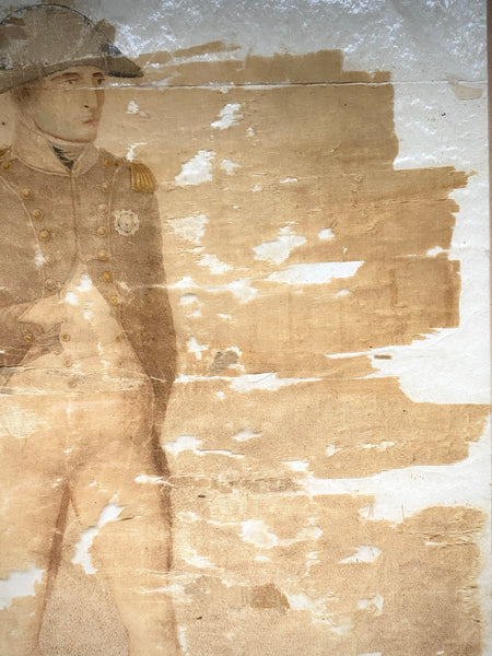 Rare Early 19th Century Engraver’s Proof Of Napoleon At Malmaison On Silk, After Jean-Baptiste Isabey, Engraved By Charles-Louis Lingée And Finished By Richard Cooper c. 1802–1804