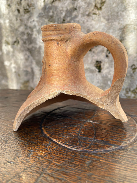 Antique 16th-17th Century Bellamine Jug Or Witches Bottle Fragment