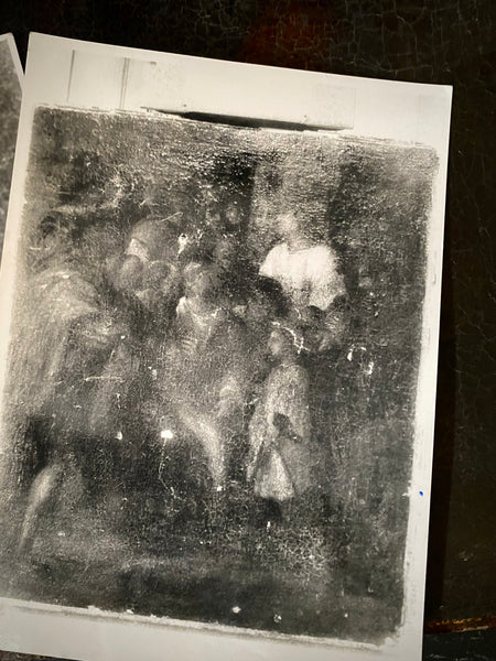 Mysterious Antique 16th Century Oil On Canvas Painting With Infrared Scans Dating It To Circa 1533 - Source Vintage