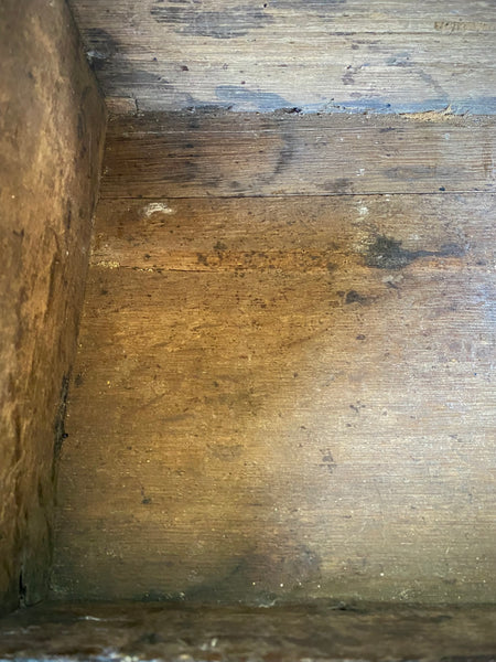 Antique 17th Century Oak Bible Box Dated 1654, Initialled, Heavily Carved, Cryptic Text & Symbols, Faint Protection Mark To One Side