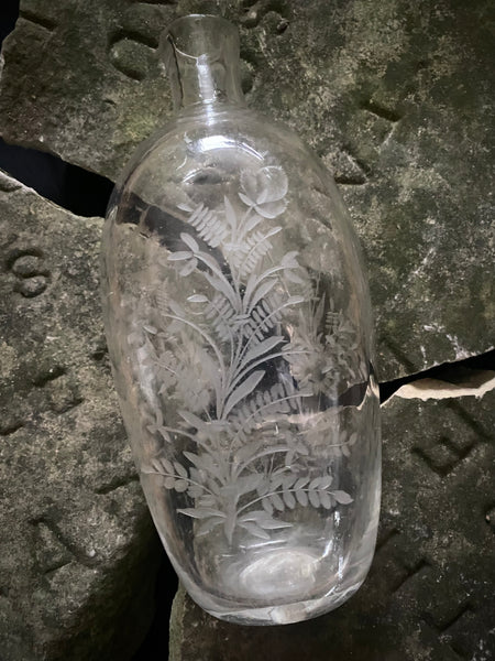 Beautiful Antique 18th Century Ladies Carriage Flask Initialled & Dated 1775