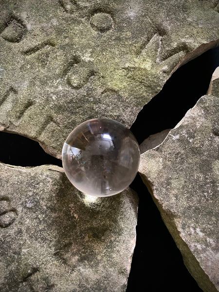 Antique Late 19th/Early 20th Century Victorian Fortune Teller’s Crystal Ball With An Interesting Story…