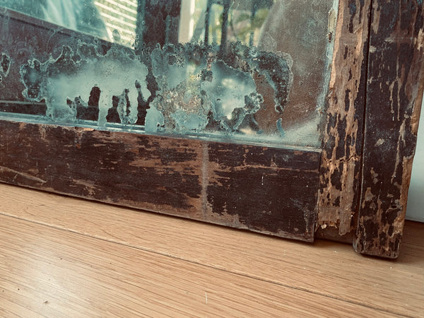 Scratch Built Make-Do Mirror Made From Scraps Of Wood