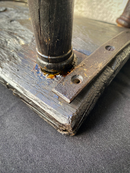 Rare & Rather Curious Saxon Era Come Victorian Scratch Built Stool With A Winchester Connection