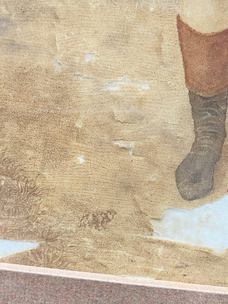Rare Early 19th Century Engraver’s Proof Of Napoleon At Malmaison On Silk, After Jean-Baptiste Isabey, Engraved By Charles-Louis Lingée And Finished By Richard Cooper c. 1802–1804